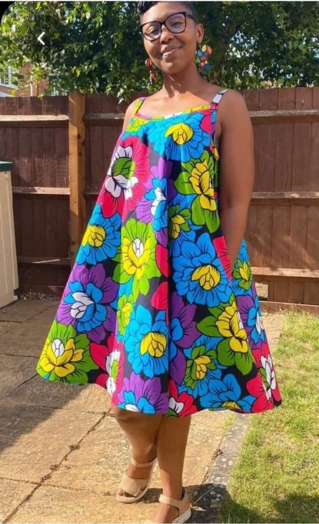 PRINT SHIFT DRESS