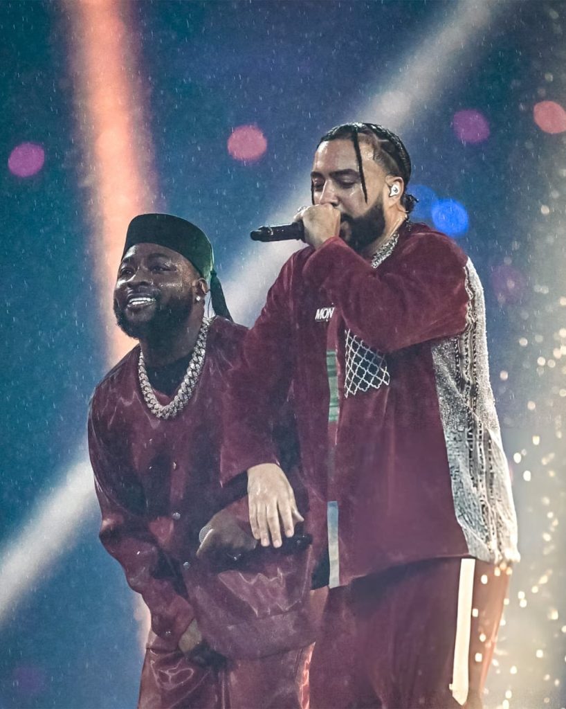 Excitement as Davido, French Montana deliver electrifying AFCON opener