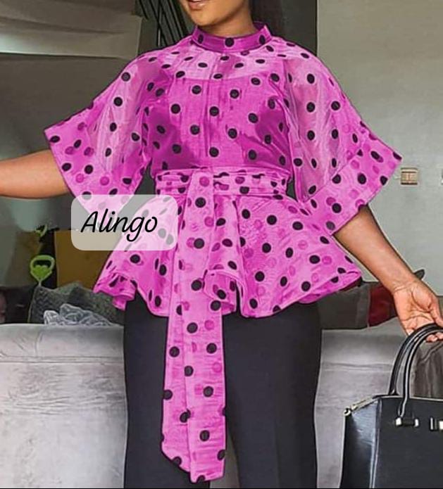 BELTED ORGANZA POLKA DOTS IDEAS