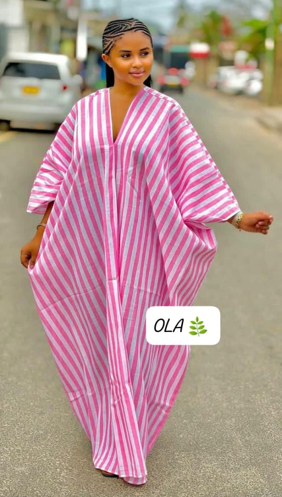 Stripe Bubu Gown Styles