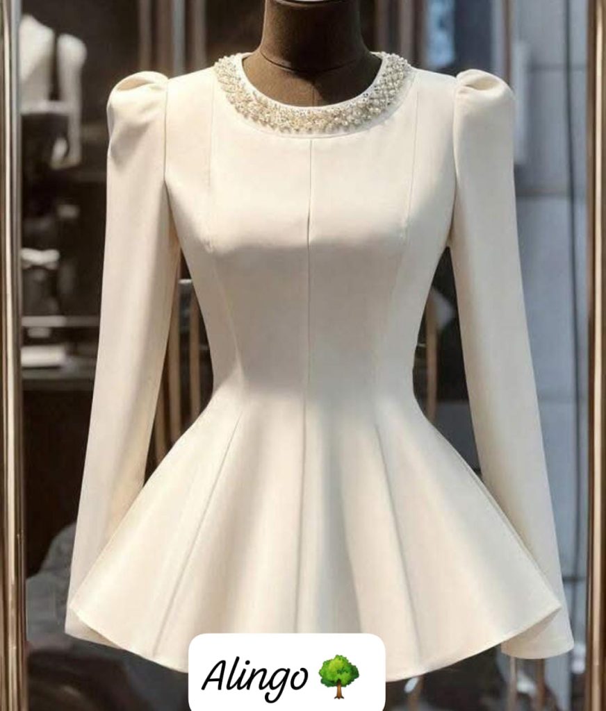 SATIN PEPLUM TOPS…