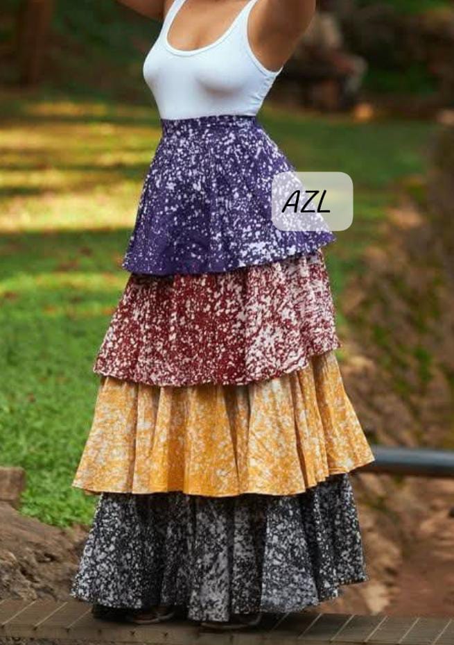 ADIRE LAYERED SKIRT