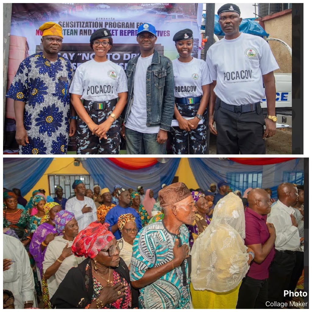 POCACOV LAGOS POLICE COMMAND AND APAPA IGANMU LCDA SENSITIZE TRANSPORT OPERATORS, TRADERS AGAINST DRUG ABUSE
