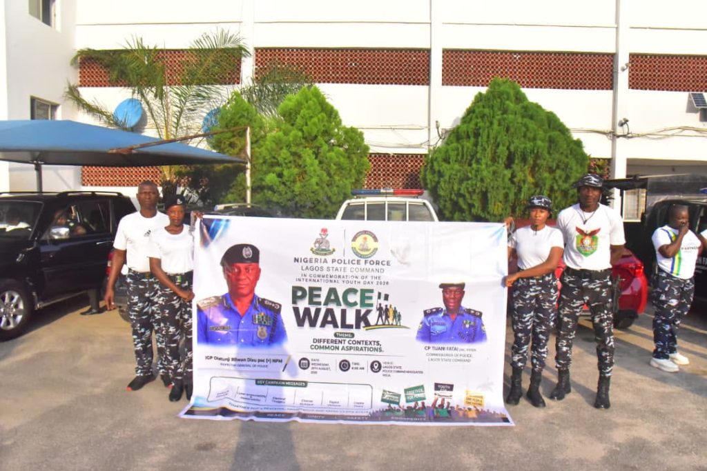 CP TIJANI FATAI, LED THE COMMAND’S PEACE WALK IN COMMEMORATION OF INTERNATIONAL YOUTH DAY 2026