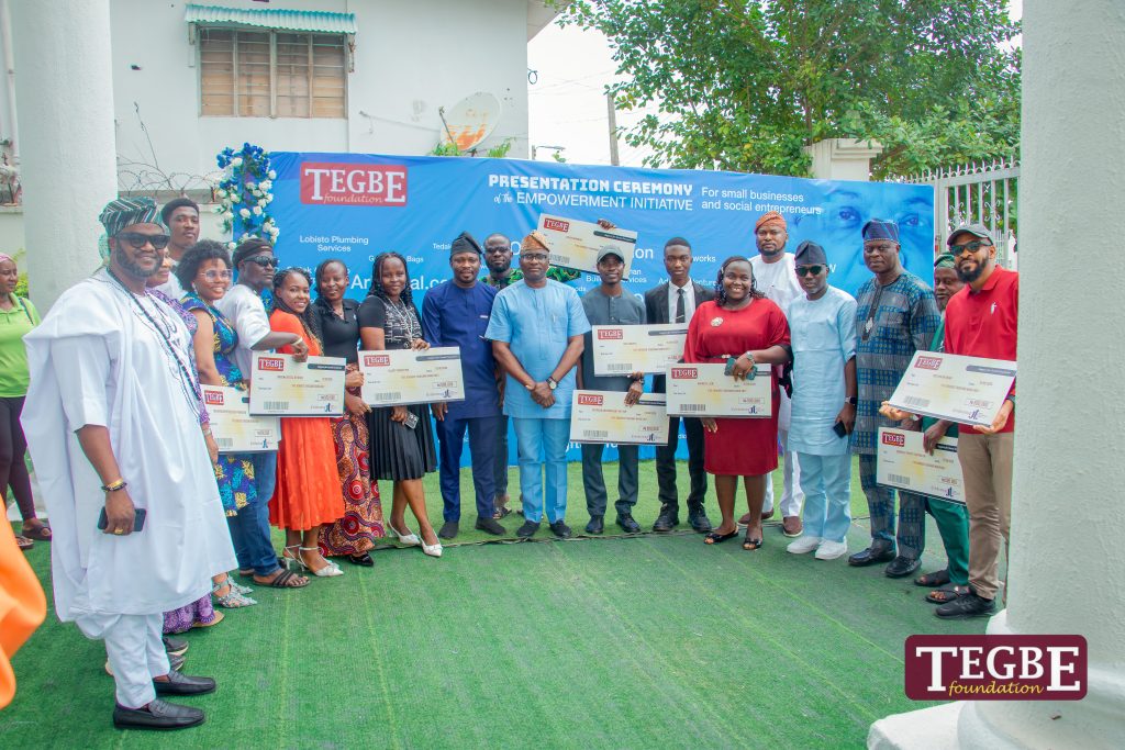 OYO: Tegbe Foundation Empowers 60 Small Businesses and Social Enterprises