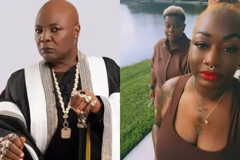 Charly Boy celebrates daughter’s engagement to female partner